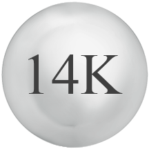 14KT White Gold