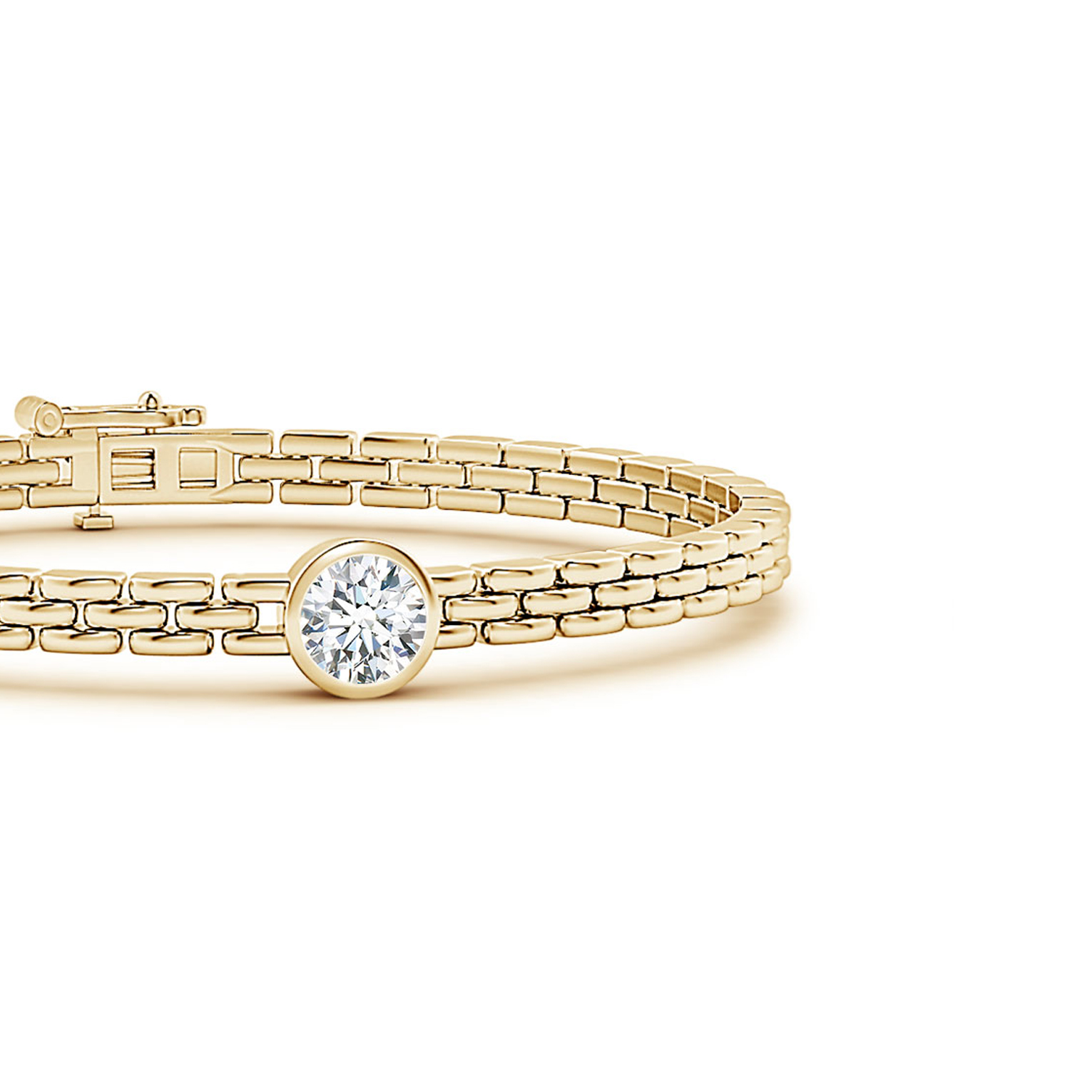 Round Diamond (Heera) Link Chain Bracelet
