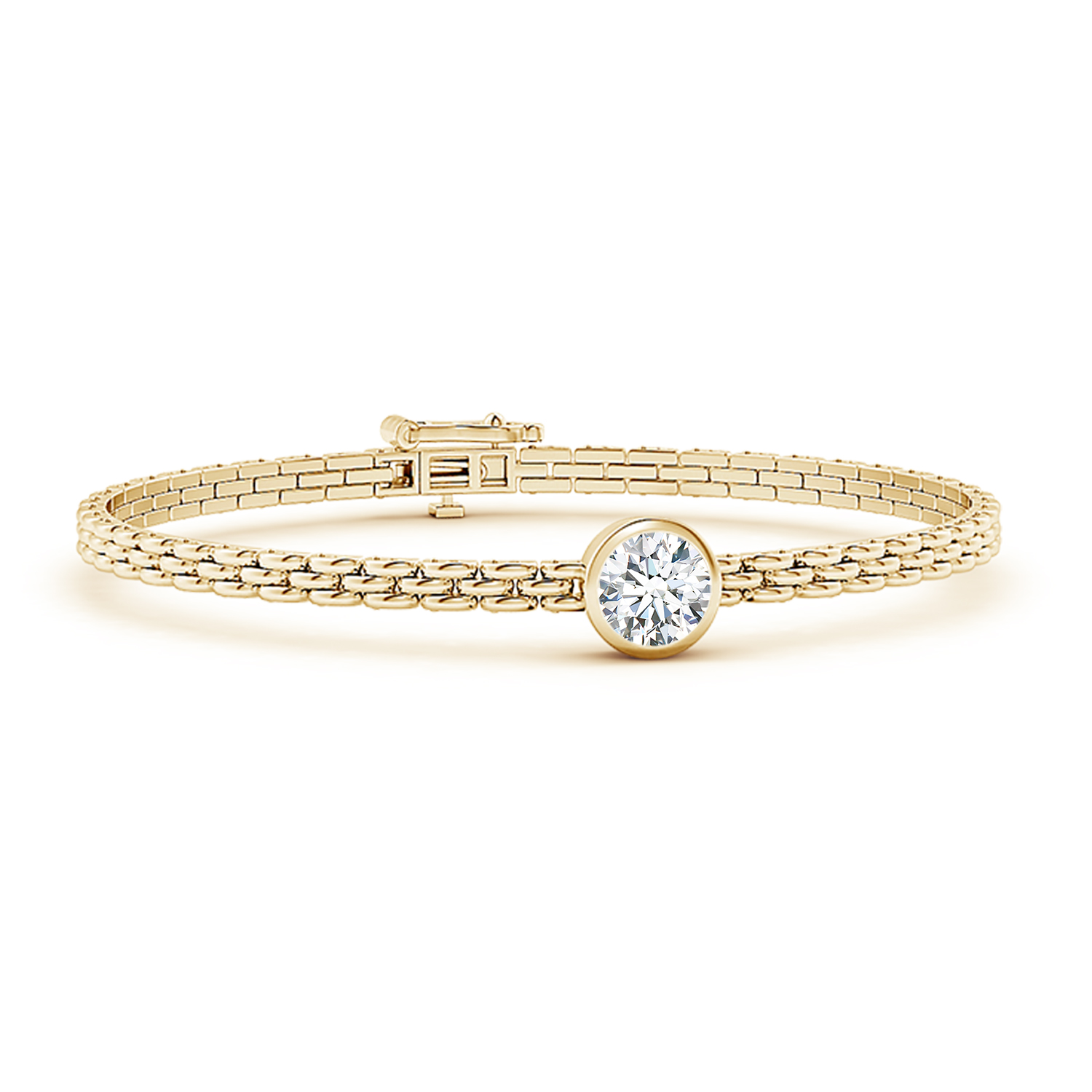 Round Diamond (Heera) Link Bracelet