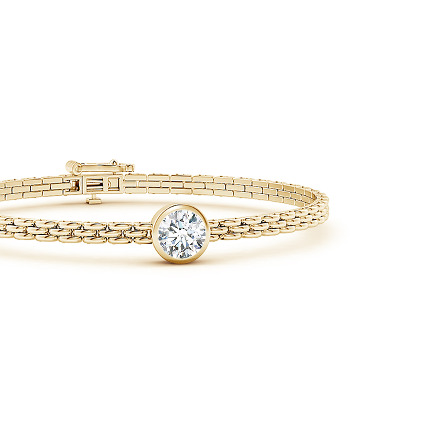 Round Diamond (Heera) Link Bracelet