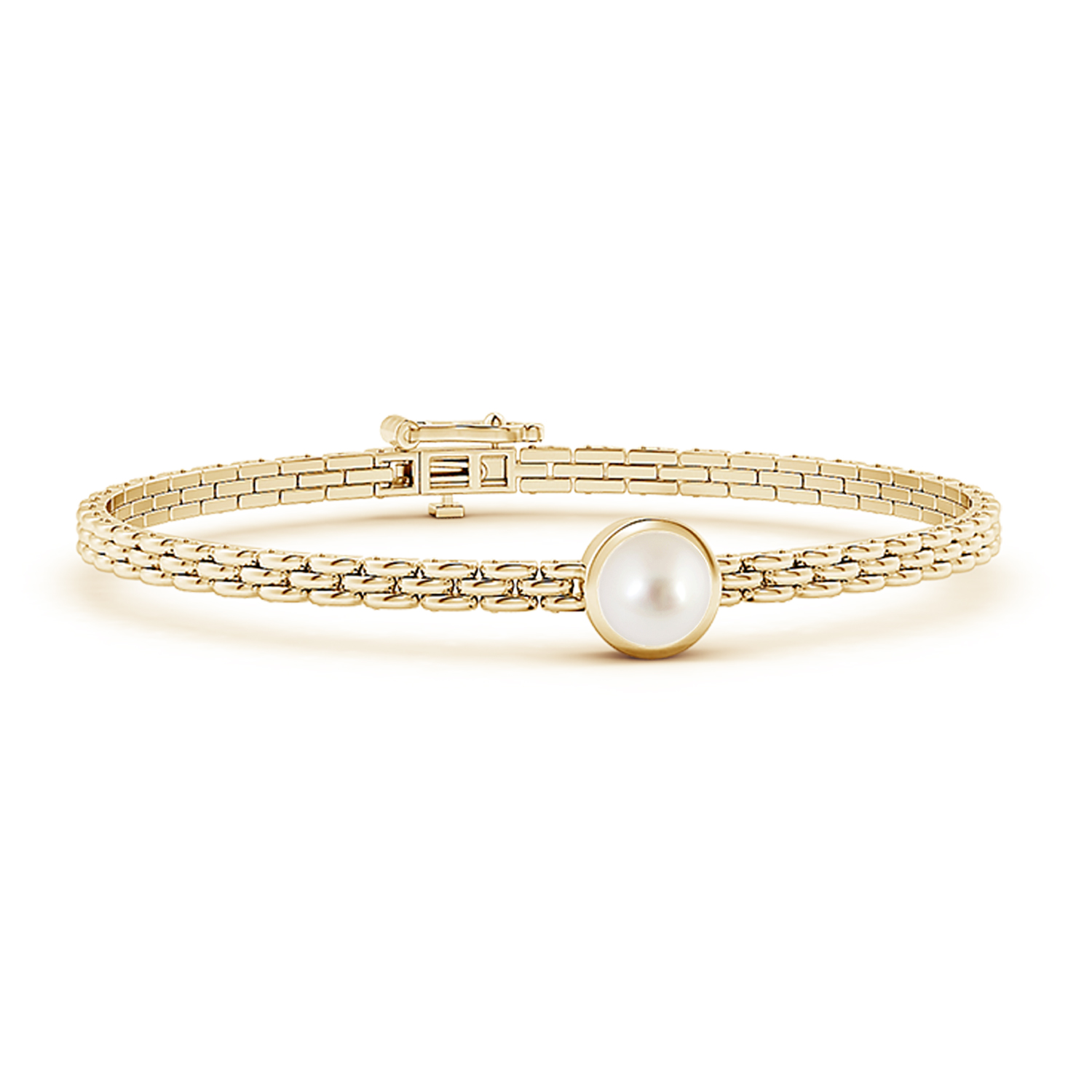 Round Pearl (Moti) Link Bracelet