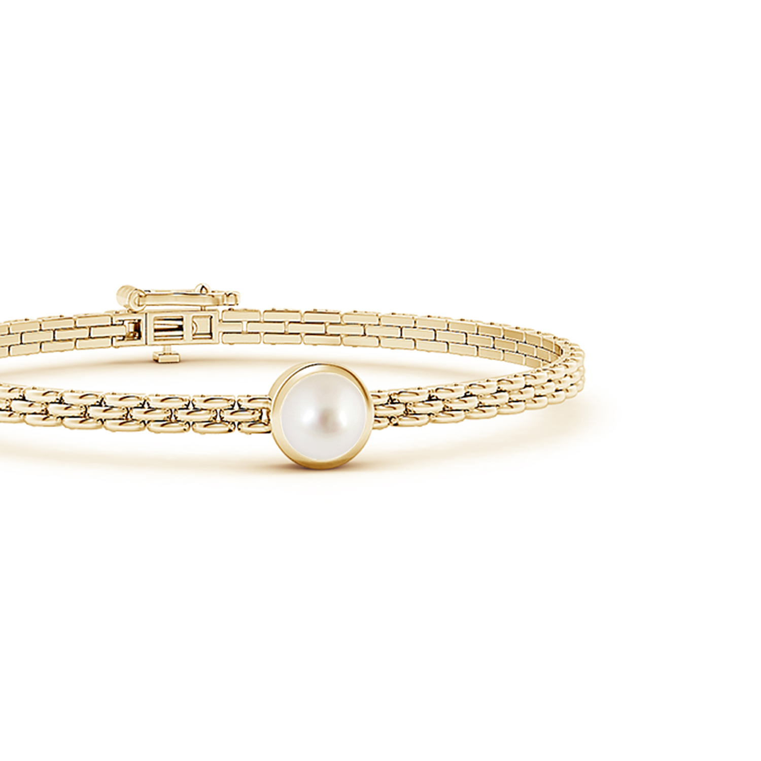 Round Pearl (Moti) Link Bracelet