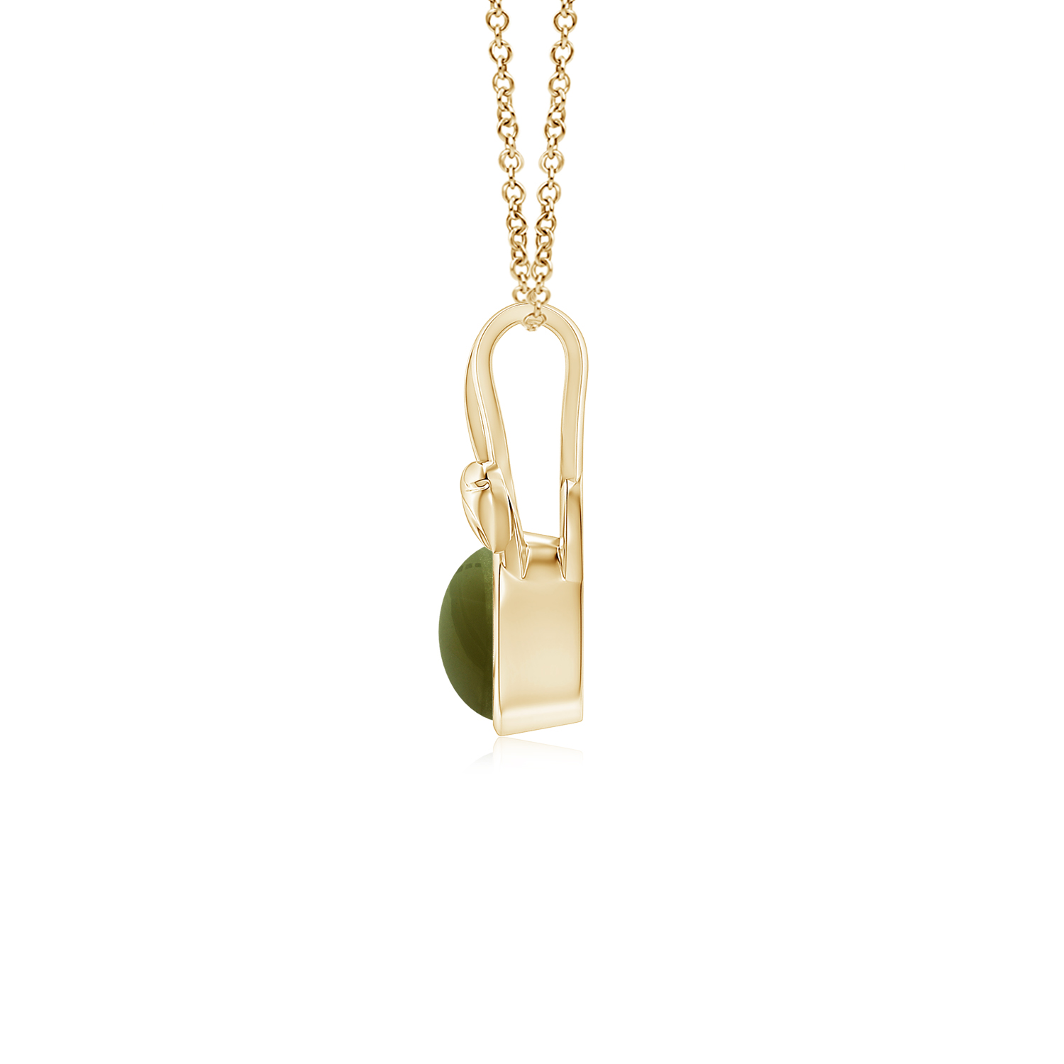Nature Inspired  Cats Eye (Lahsuniya) Pendant