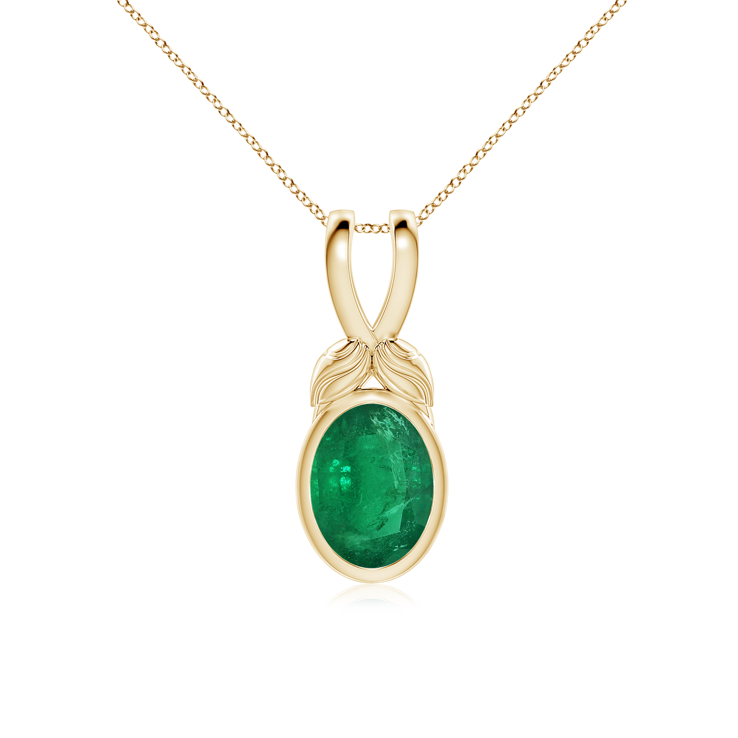 Nature Inspired Emerald (Panna) Pendant