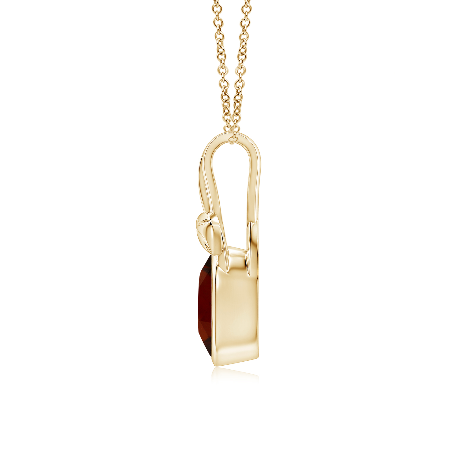 Nature Inspired Hessonite (Gomed) Pendant