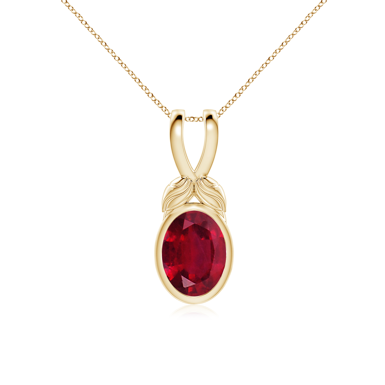 Nature Inspired Ruby (Manik) Pendant
