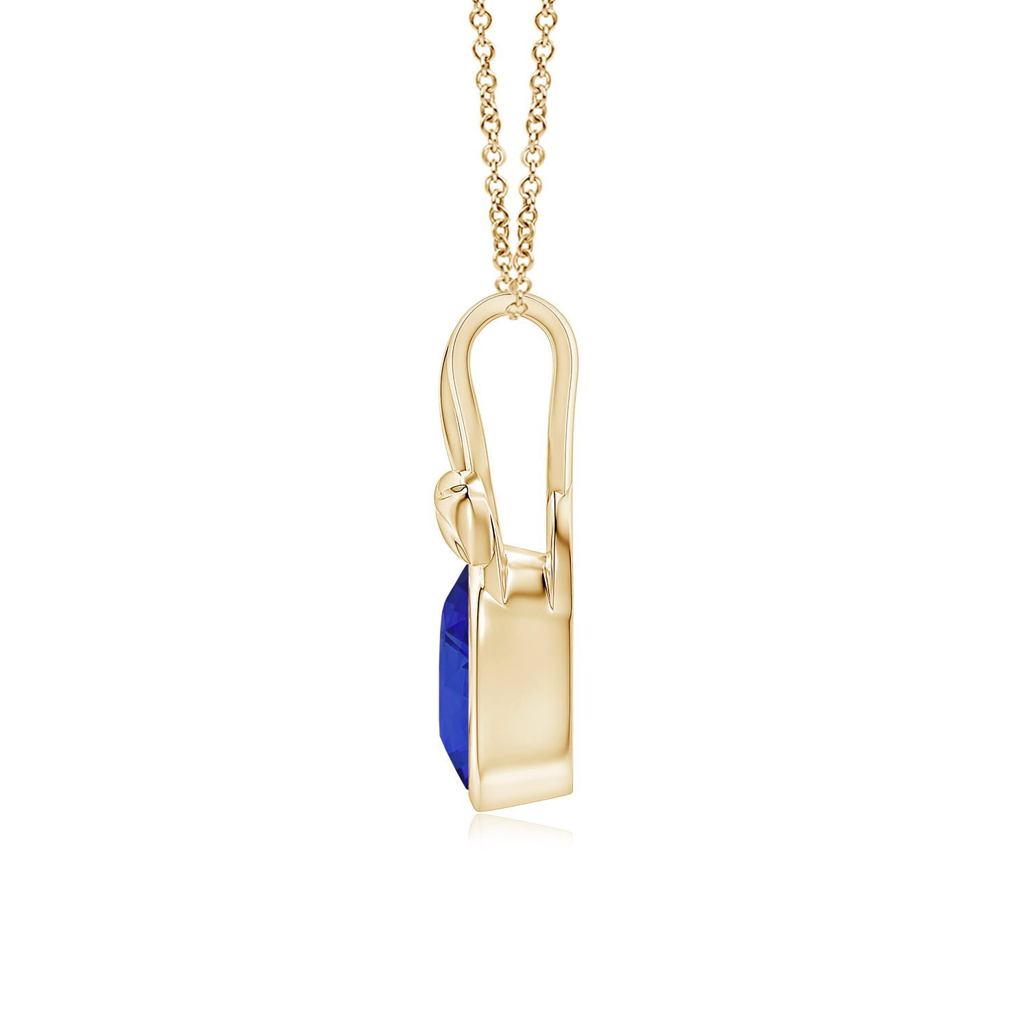 Nature Inspired Blue Sapphire (Neelam) Pendant