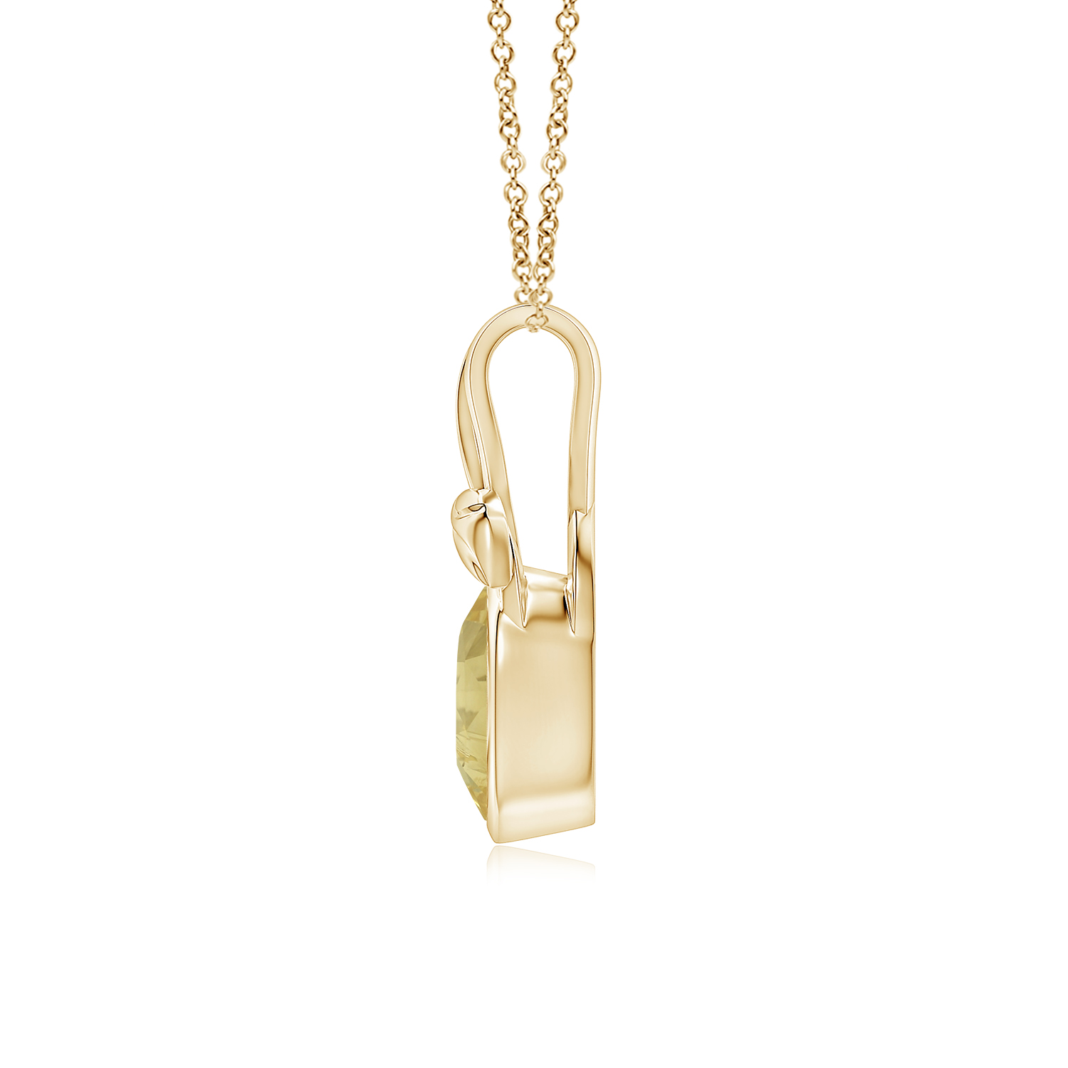 Nature Inspired Yellow Sapphire (Pukhraj) Pendant