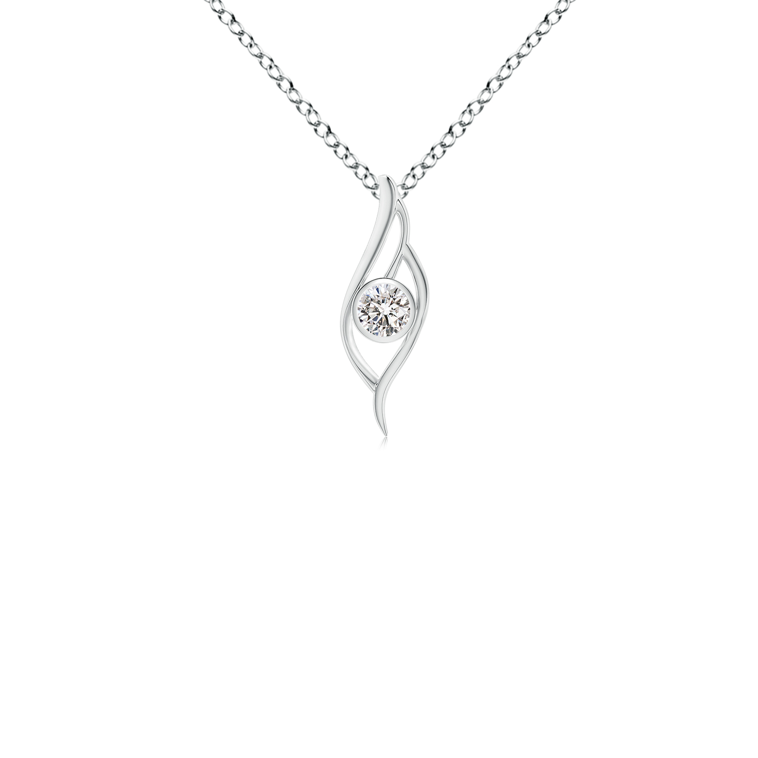 Diamond (Heera) Angel Wing Bypass Pendant