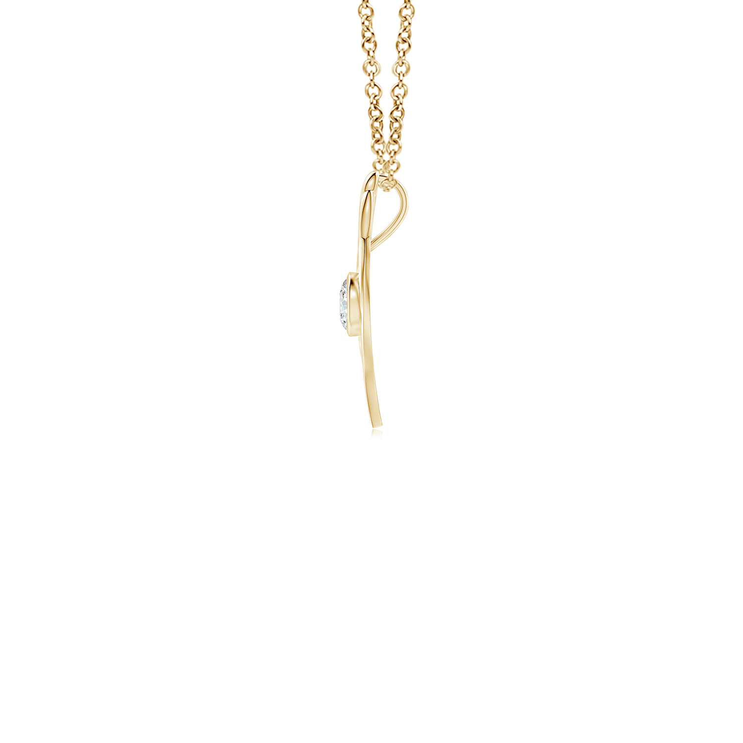 Diamond (Heera) Angel Wing Bypass Pendant