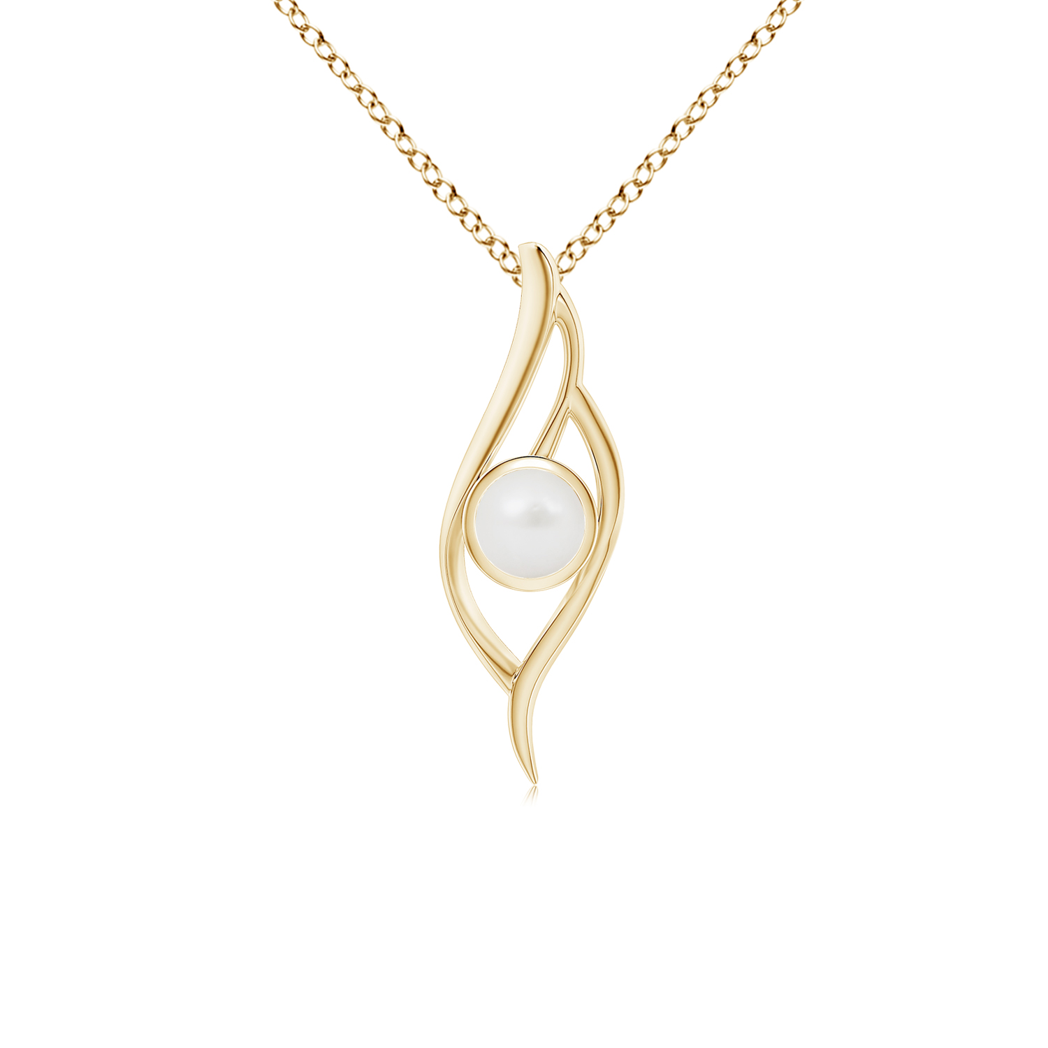 South Sea Cultured Pearl (Moti) Angel Wing Bypass Pendant