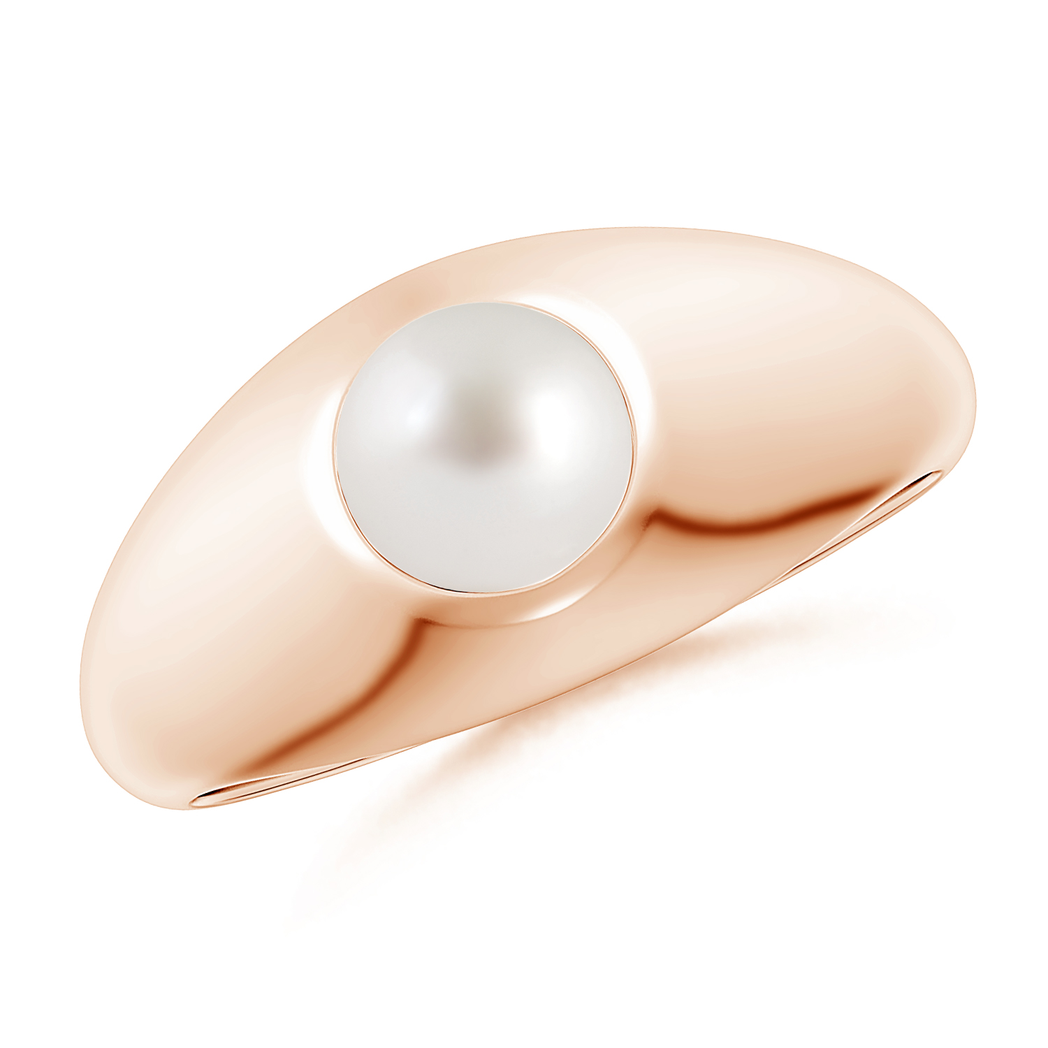 Round Pearl (Moti) Signet Ring