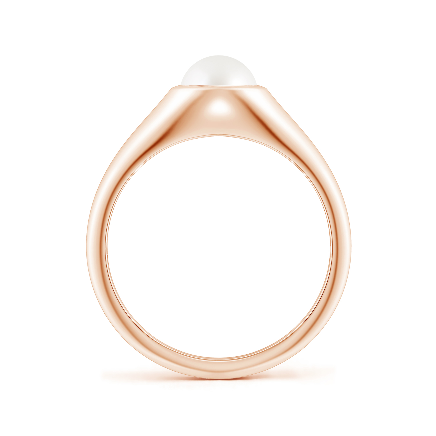 Round Pearl (Moti) Signet Ring