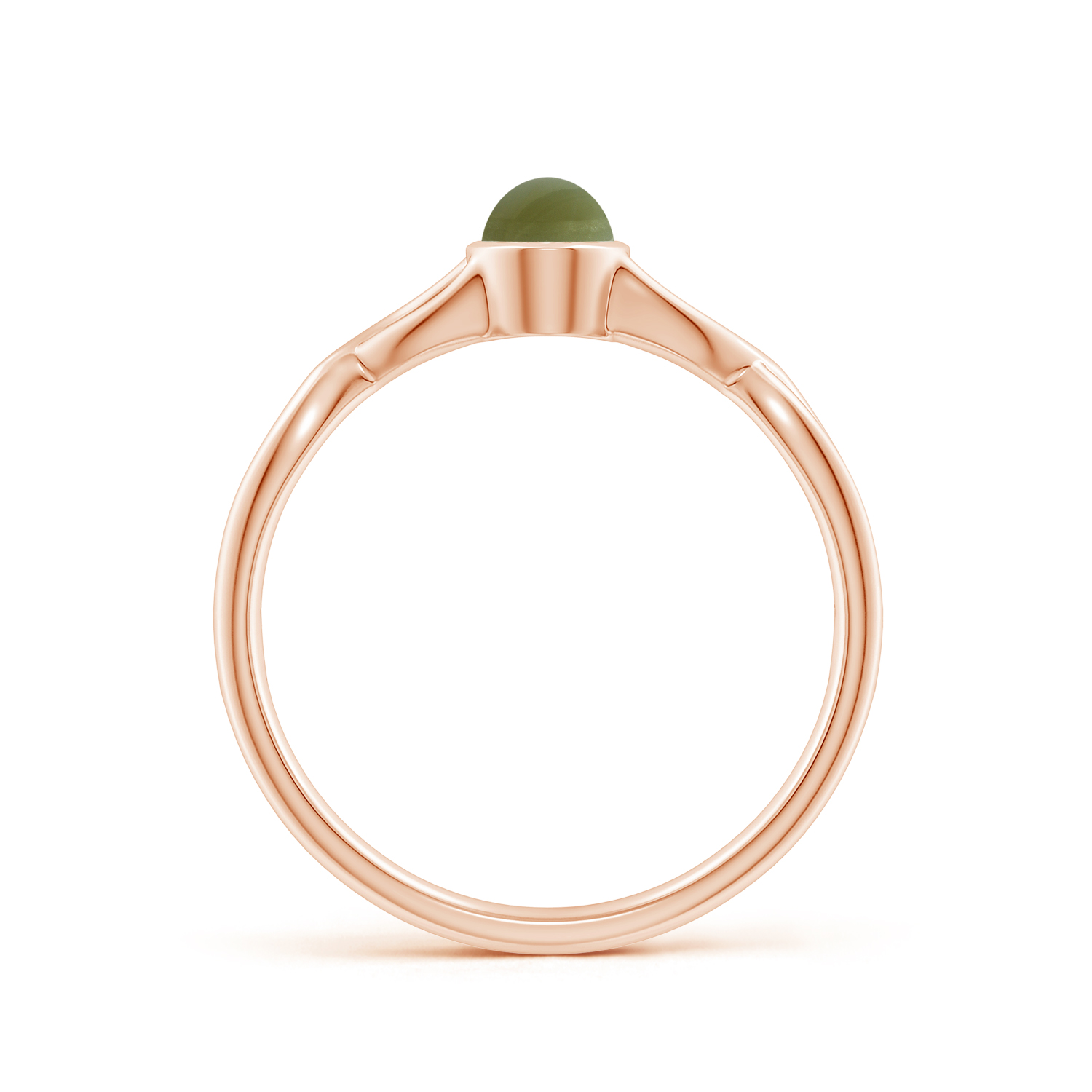 Claw-Set Oval Cat's Eye (Lehsunia) Solitaire Ring