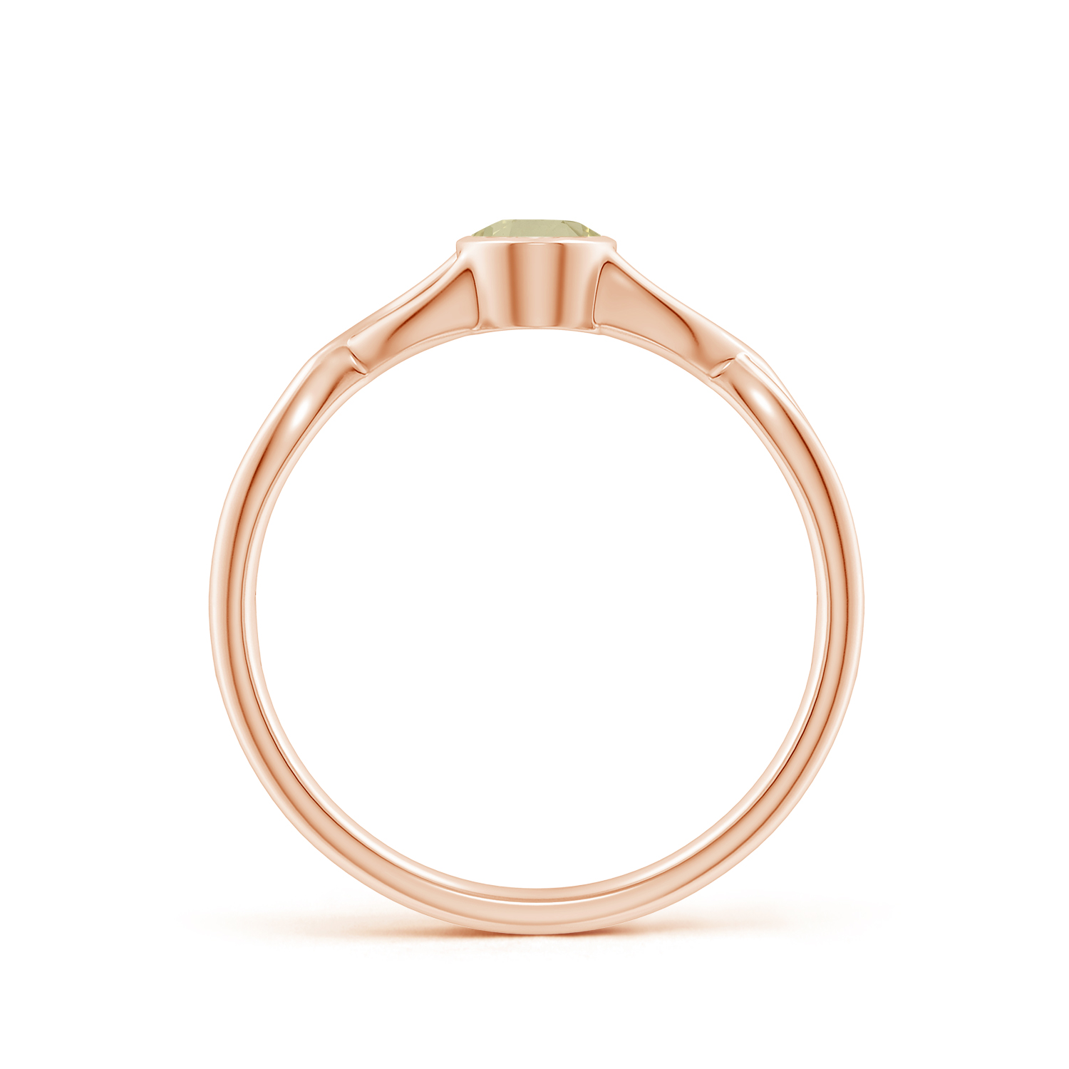 Claw-Set Oval Yellow Sapphire (Pukhraj) Solitaire Ring