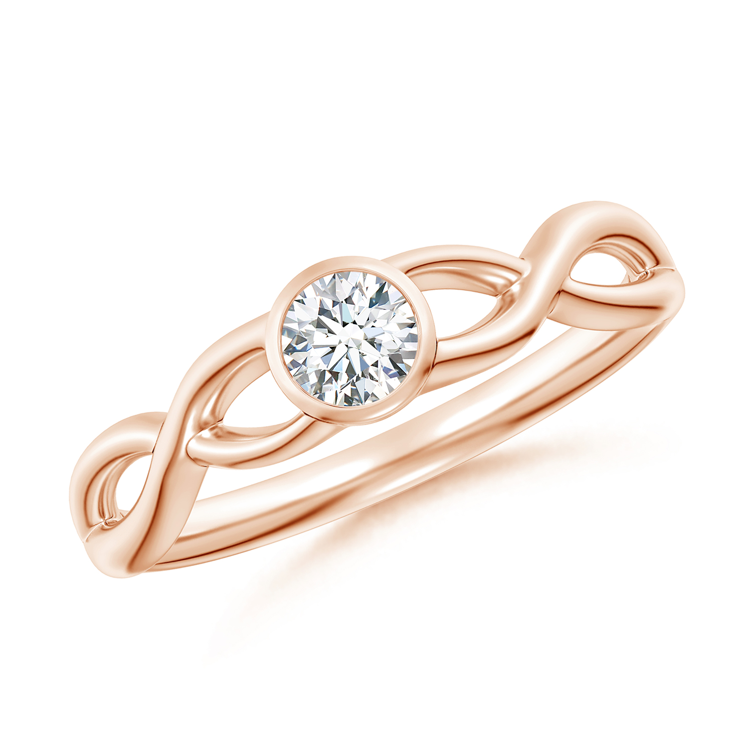 Claw-Set Round Diamond (Heera) Solitaire Ring