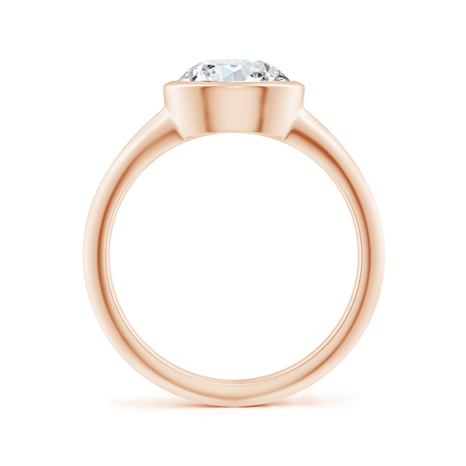 Prong-Set Round Diamond (Heera) Solitaire Ring