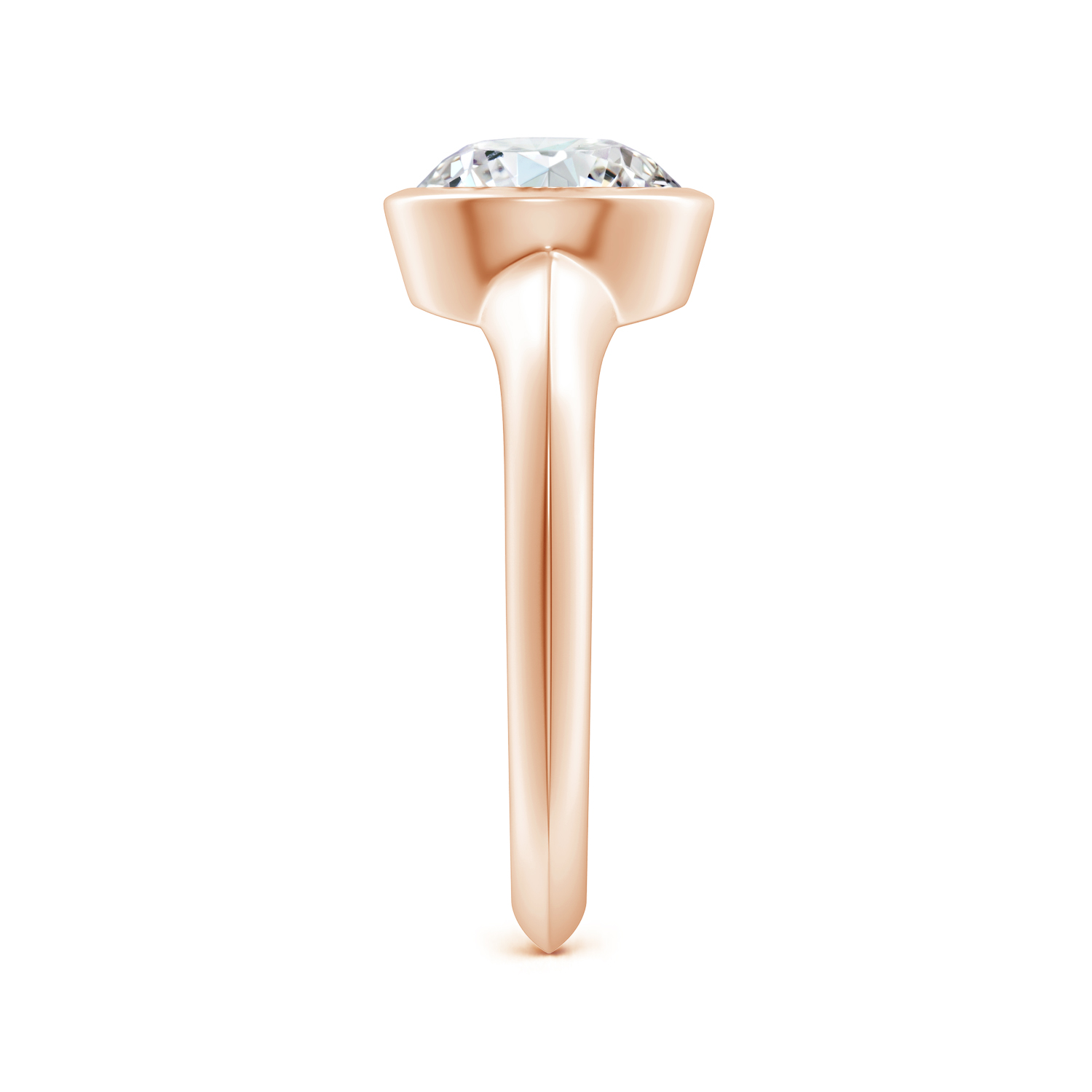 Prong-Set Round Diamond (Heera) Solitaire Ring