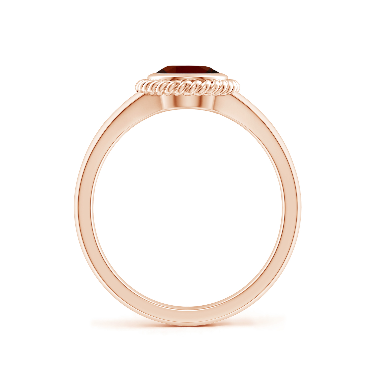 Natural Oval Hessonite (Gomed) Halo Ring