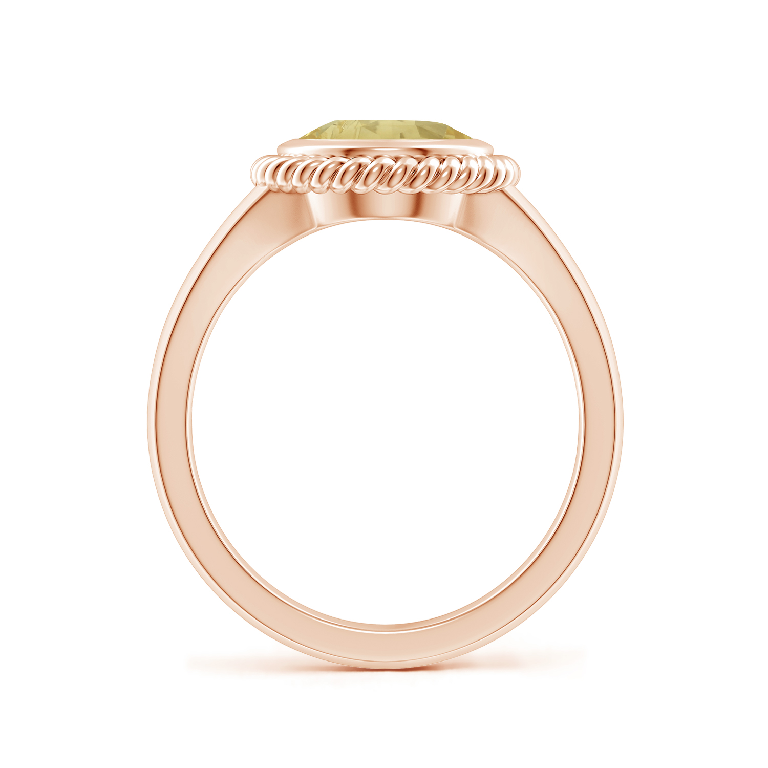  Natural Oval Yellow Sapphire (Pukhraj) Halo Ring