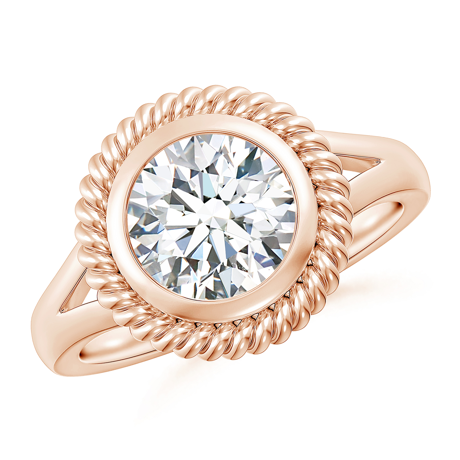 Natural Round Diamond (Heera) Halo Ring